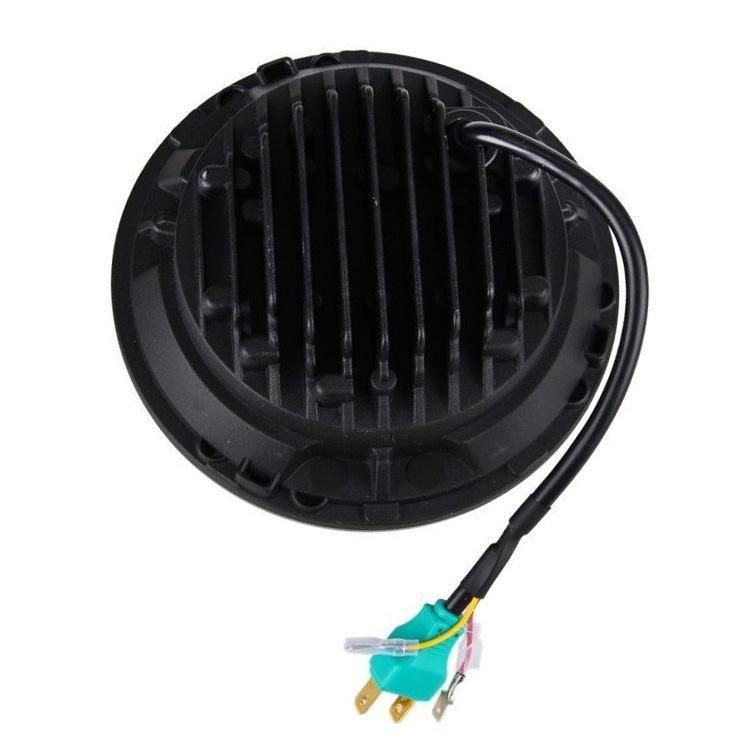 7 Inch Round 60W Halo Ring DRL Jeep LED Headlight