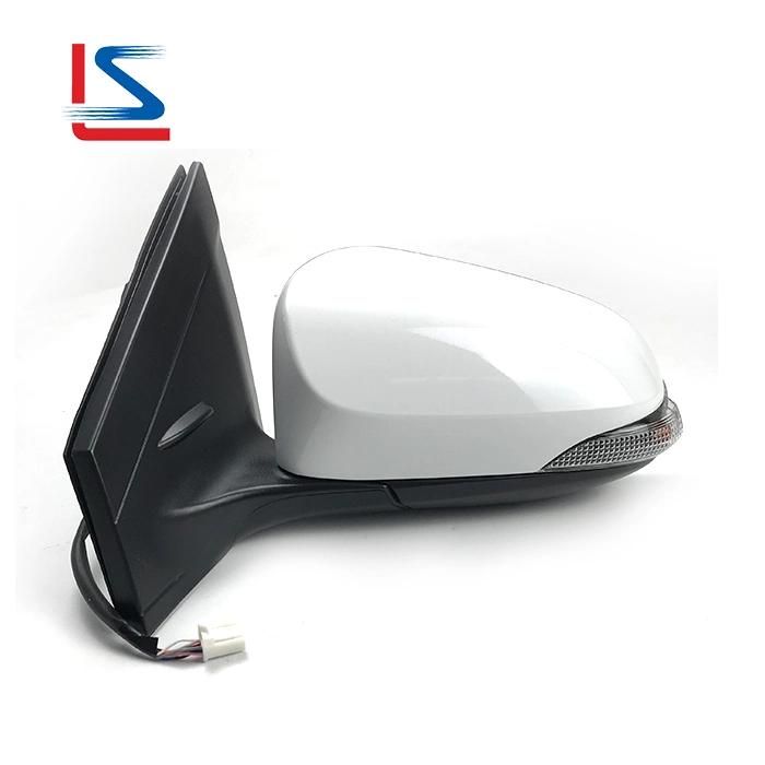 Auto Mirror Parts for Yaris Vios 4D 2014 Electric Mirror Foldable with Lamp 7 Lines Rear View Mirrors