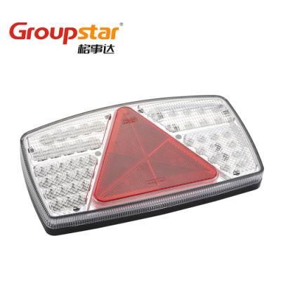 Trailer Truck Bus Tail Light 24V Indicator Stop Tail Fog Reverse Side Marker Reflector Rear LED Trailer Light