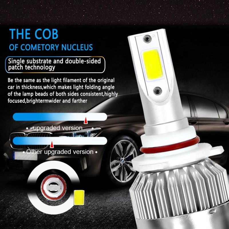 Car LED Light Bulb C6 S2 LED Headlight 40W 6500K LED Head Lamp