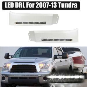 2PCS 12V Car LED Daytime Running Light for Toyota Tundra Sequoia 2007 2008 2009 2010 2011 2012 2013 DRL White Fog Lamps