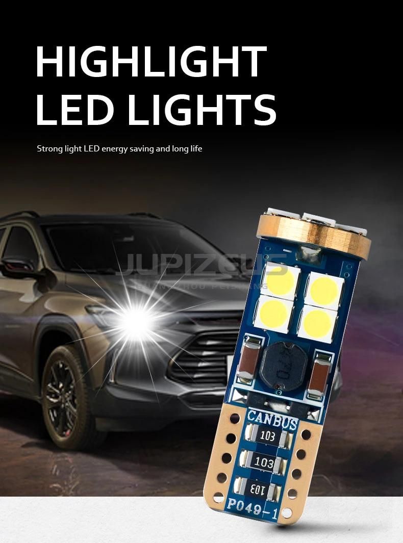 Canbus T10 12SMD 3030 Car LED Wedge Light Plate License 194 2825 501 Bulb