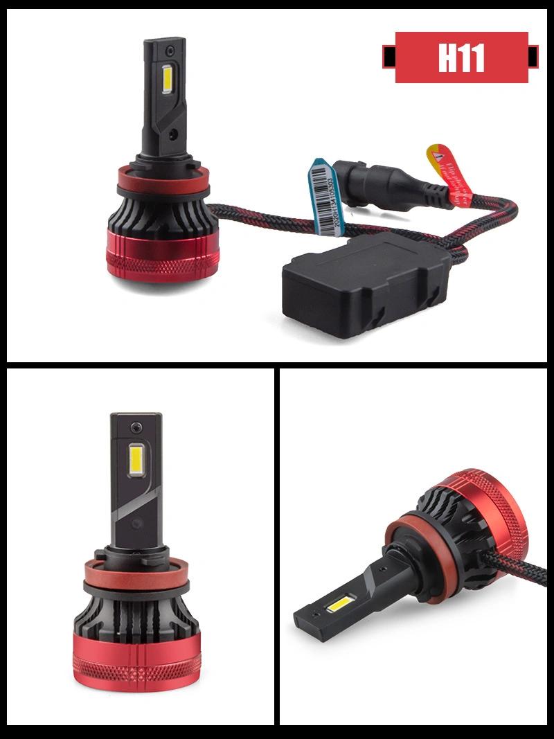 Lmusonu New F5 Auto Light Lamp H4 H7 H11 LED Car Light 20000lm with Fan High Bright Top Quality
