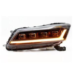 Auto Parts Car LED Light 4 Lens LED Headlight Auto Lamps for Honda 2008 Accord