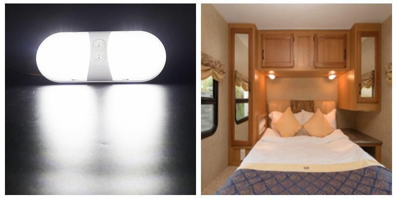 RV/Yacht/Caravan Interior Marine Boat 12V 24V LED Dome Cabine Light