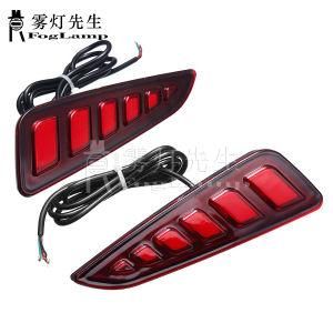 Rear Bumper Lights Modified Rear Fog Warning Lights Driving Brake Lights for Chr 2016 2017 2018