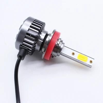 35W LED Headlight 3000K Yellow Bulbs H11