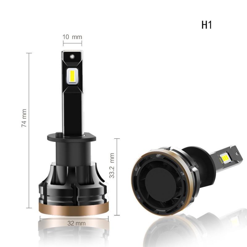 New Cheapest LED Car Headlight COB D9K H4 LED Car Light H1 Auto Headlamp 6000K H7 72W 10000lm Car Lights 9005 LED Light Bulb