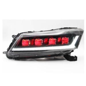 Car LED Lamps Car Lights Car Accessories Auto Parts 4 Lens Car LED Light Auto Lamps Car LED Headlight for Honda 2008 Accord