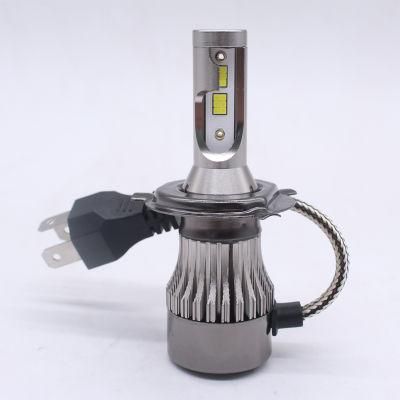 New C6 72W 7600lm High Quality 12V Small Car Lamp LED Head Light Bulb H4