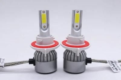 C6 LED Headlights, Headlights, Factory Direct Sales, Super-Concentrating and Super-Bright COB Light Source H13