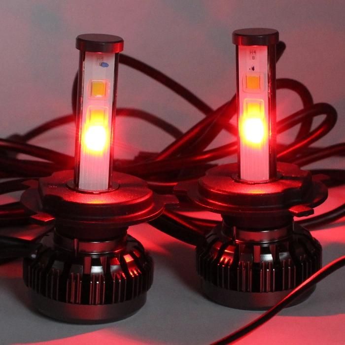 Multi Color 36W 4000lm RGB LED Headlight with Phone APP