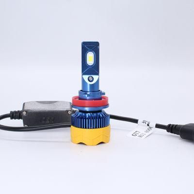 All in One 45W 10000lm H11 H4 H7 9005 9006 9012 Car Motorcycle Auto LED Headlight with Fan