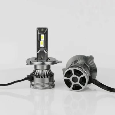 V15 Durable Quality and Waterproof Auto Car LED Headlight Bulb with Fan Design H4 LED Headlight Bulbs