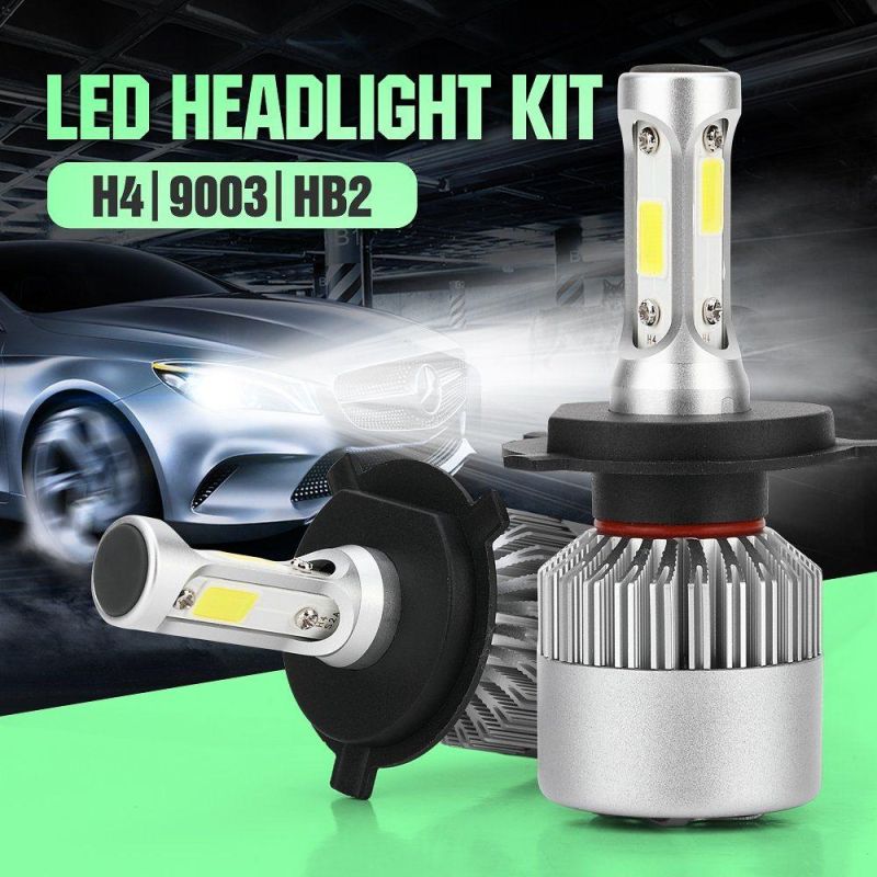 Auto Lamps LED Headlight COB 72W 8500 Lumens 6500K H7 H11 H4 LED Car Light S2 Car LED