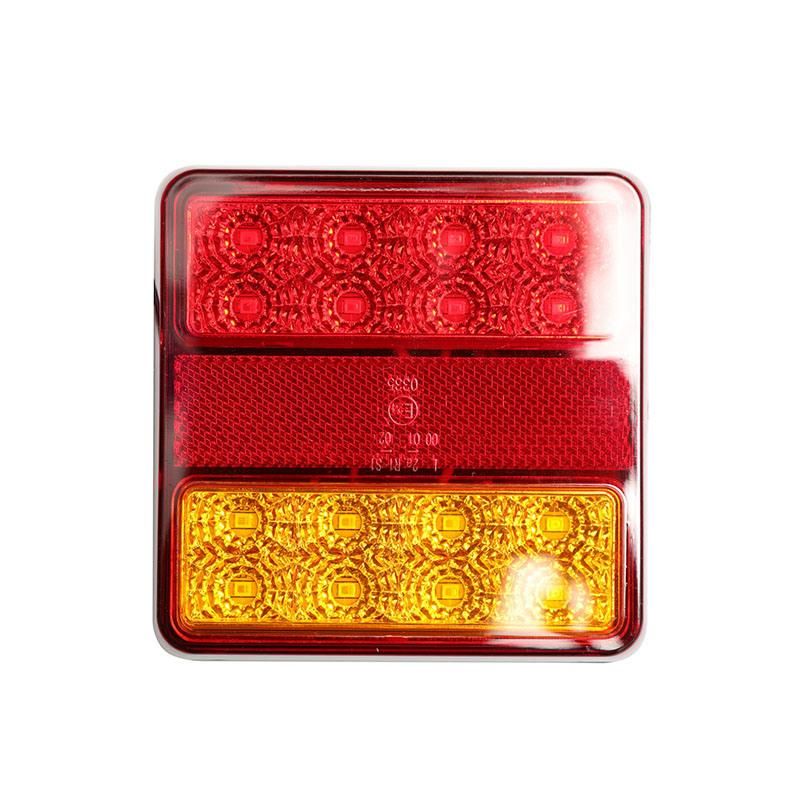 12V 100X100mm Square Universal LED Truck Trailer Lights