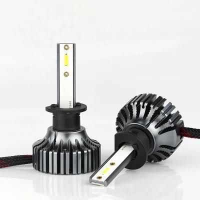 H7 Super Bright Fanless H7 Headlamp LED Bulb 4500lumen H7 LED Headlight Car