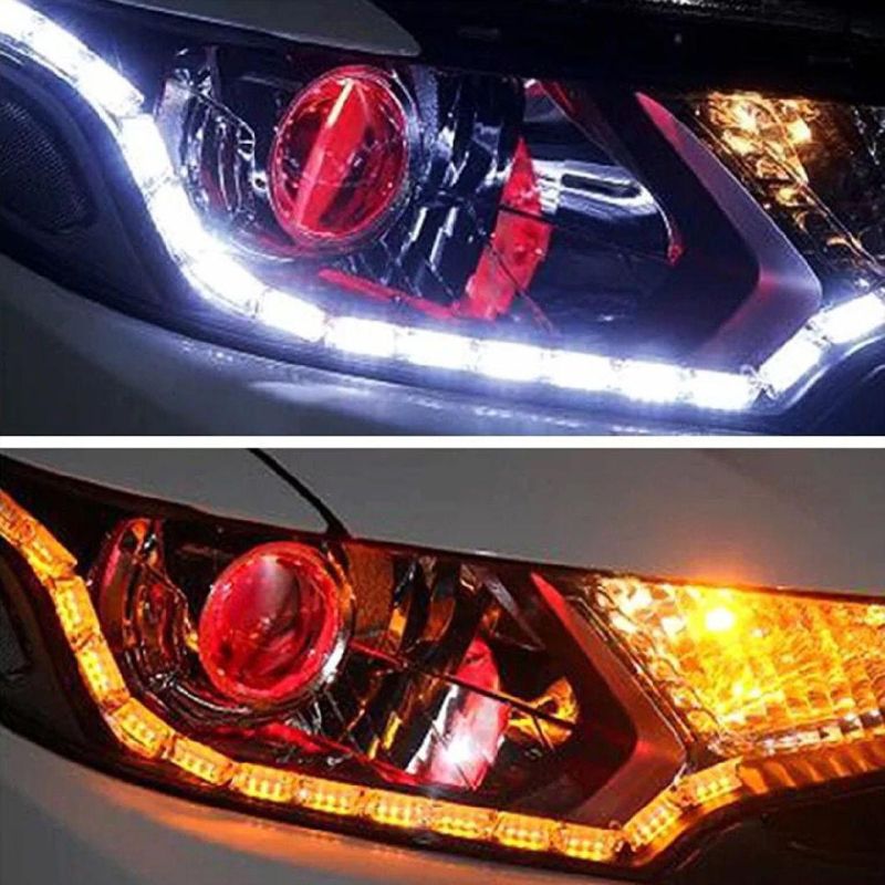 Top Sale 16LED LED DRL Crystal Flexible LED Strip Light