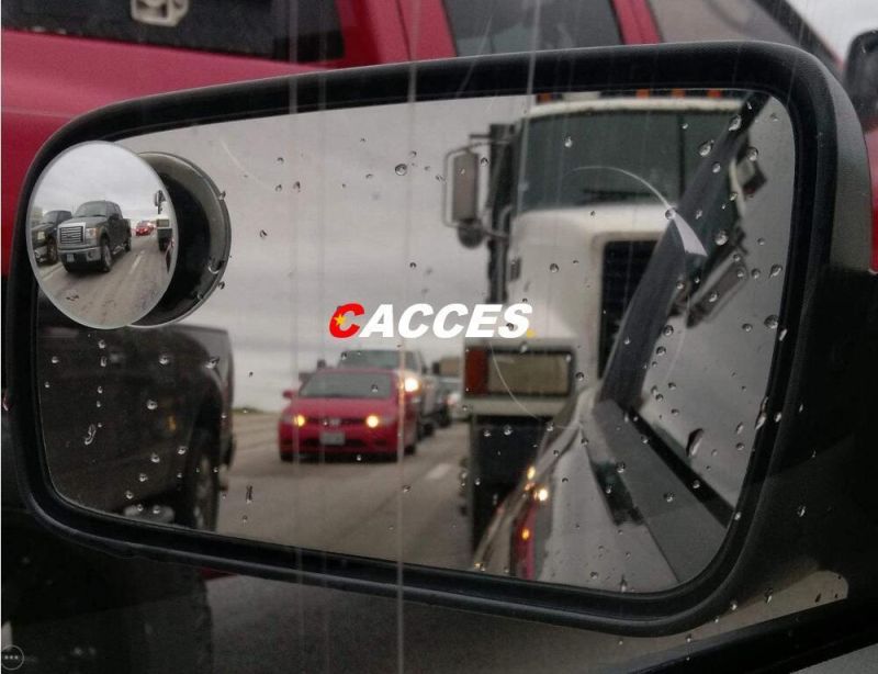 2 Pack Blind Spot Mirror 2" Round HD Glass Frameless Convex Rear View Blind Spot Mirror Stick on with 360 Rotation Adjustable for Car,Auto,360-Degree Wide Angle