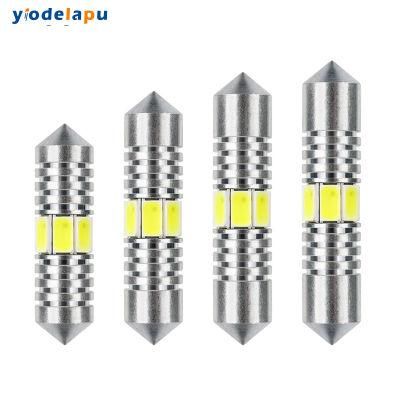 Car LED White Festoon Dome Light Auto Bulb C5w C10W Reading Light License Plate Lamp Canbus Error Free Auto Interior Trunk Lamp