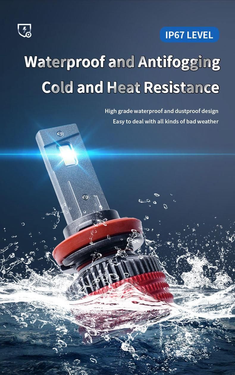 Small Size 110W 8000lm 12V K12-Mini Car LED Headlight Bulb H11 H7 H4 LED Car Lights