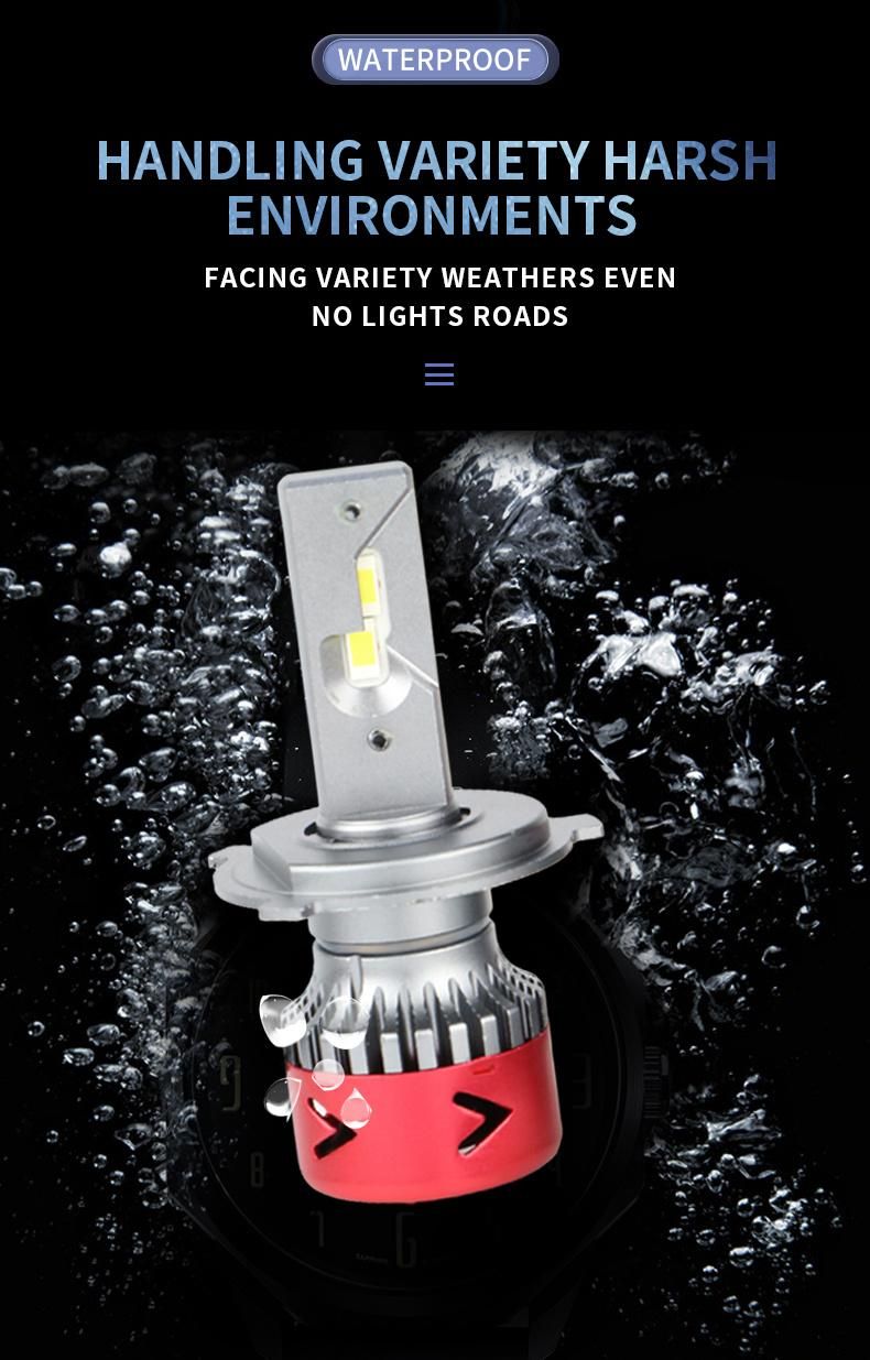 4500lumen 48W LED Light Car Luz Foco H13 H7 9005 9006 LED Bulb 9012 9007 H11 H1 H4 Projector LED Headlights