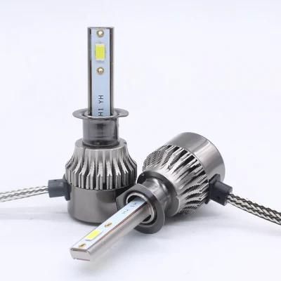 Car Accessories C6 LED Headlight H1 H3 H7 H4 H11 9005 9006 LED Headlight C6