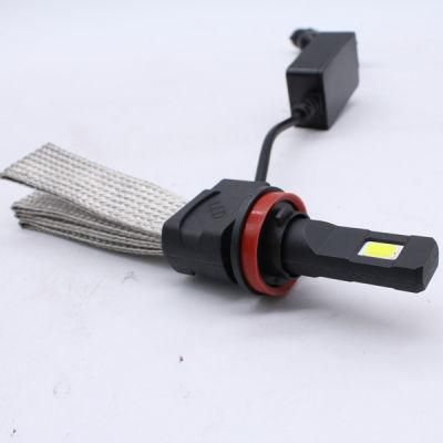 S1 H4 6500K 50W LED Car Headlight Bulbs Fanless Auto Styling 8000lm LED Fog Lamp Gt7
