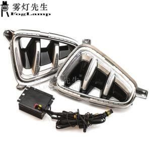 for KIA Optima K5 2016 2017 LED DRL Daytime Running Lights Bumper Fog Light Driving Lamp