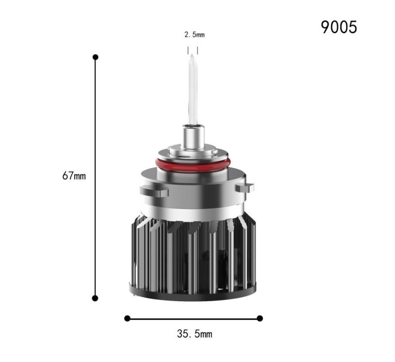 2021 Factory Price High Lumen Driving Light Y16 8000lm Car Headlight LED Headlight H4 H7