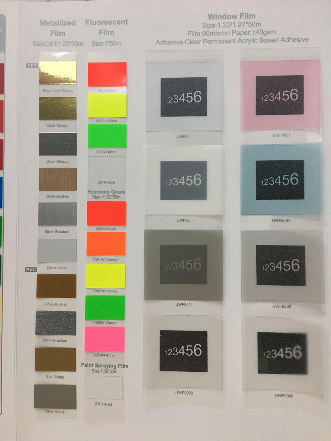 Factory Price Customized Color Vinyl Sticker Self Adhesive
