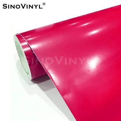 SINOVINYL Multiple Color Self Adhesive DIY Cricut Matt Cutting Vinyl Sticker Film For Cutting Plotter