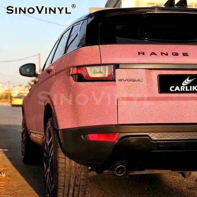 SINOVINYL Stone Glitter Self Adhesive Air-Release New Color Decoration Color Change Sticker Car Wrapping Vinyl Film
