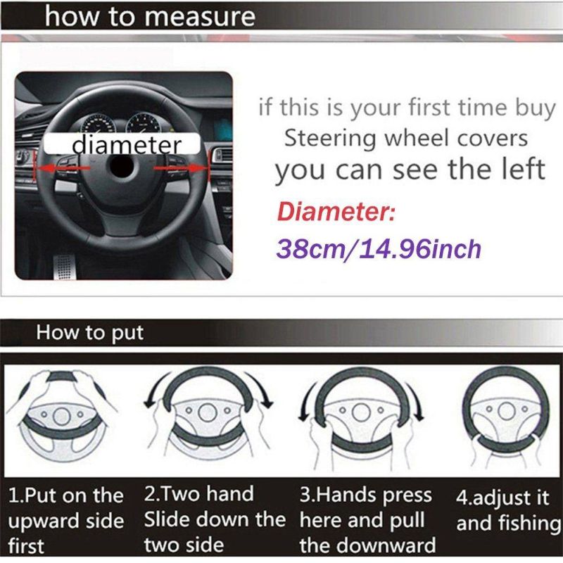 Winter Plush Steering Wheel Cover
