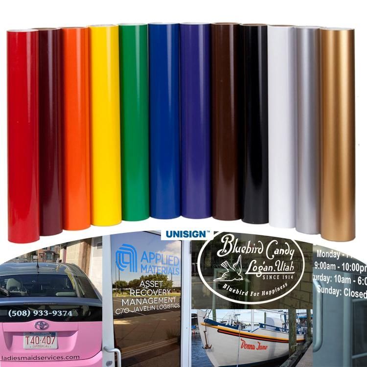 Wholesale Price Customized Colored Vinyl Self Adhesive