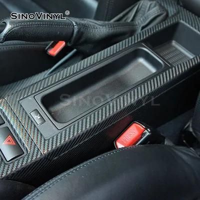 SINOVINYL Colorful 1.52*28m 3D Textured Carbon Fiber Vinyl Wrap Sticker Roll Film Body Car Decal