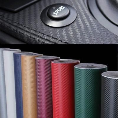 1.52*28m Size 3D Carbon Fiber Paper Rolls Film Vinyl Without Air Release
