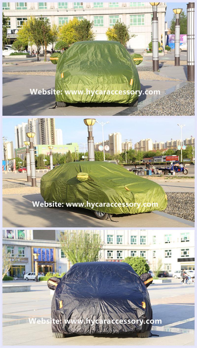Wholesale Oxford Black Manful Portable Waterproof Sunshade Sunproof Sedan Cover