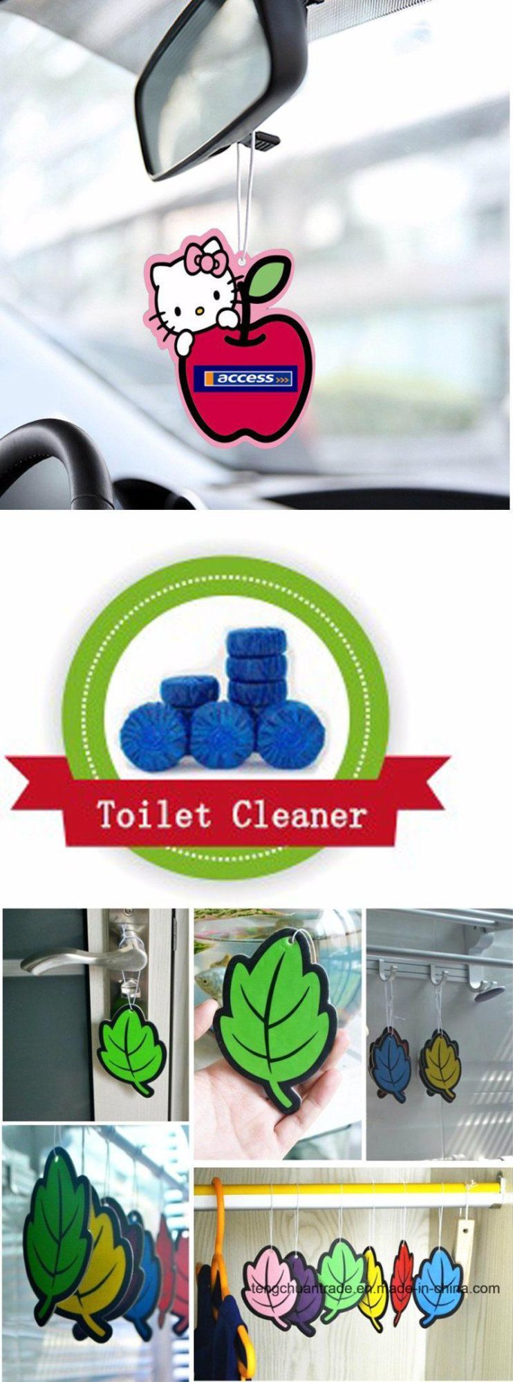Paper Car Shape Air Freshener with Fragrance