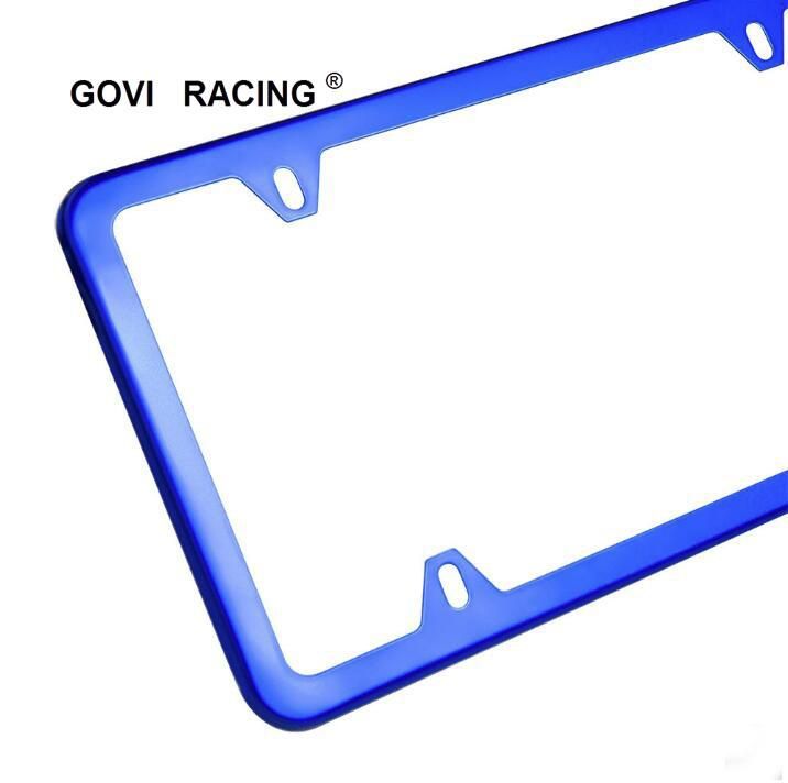 Aluminum Alloy Bumper Protector License Plate Frame