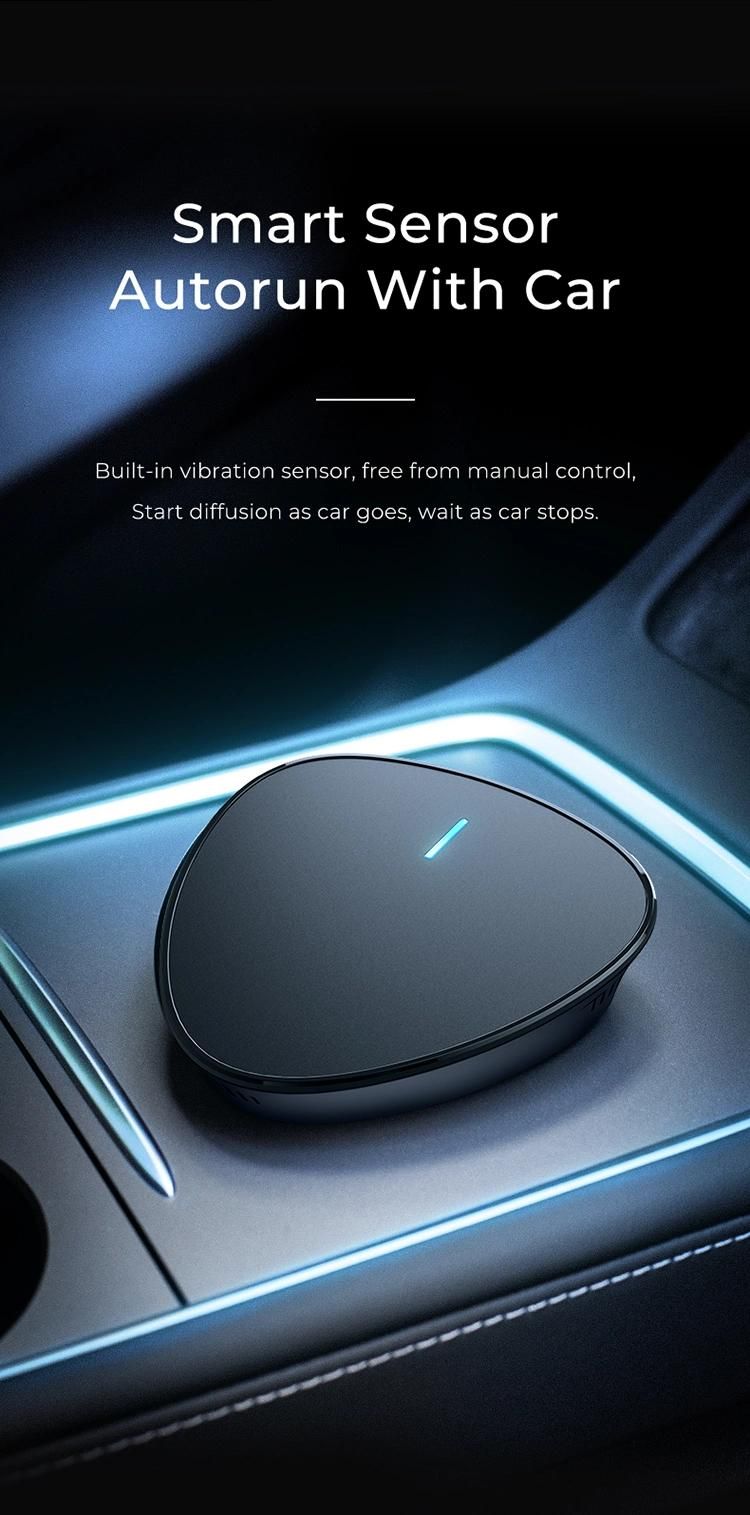 Scenta Private Label Car Scent Smart Diffuser Long Lasting Mist Maker Perfume Fragrance Oil Aroma Diffuser Car Air Freshener