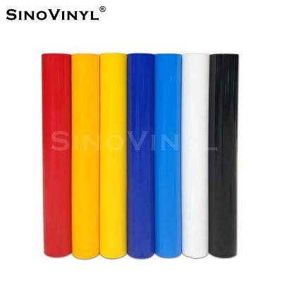 SINOVINYL Banner Graphic 0.10MM Glossy Red Colored Sticker Foil Cutting Plotter Sign Vinyl