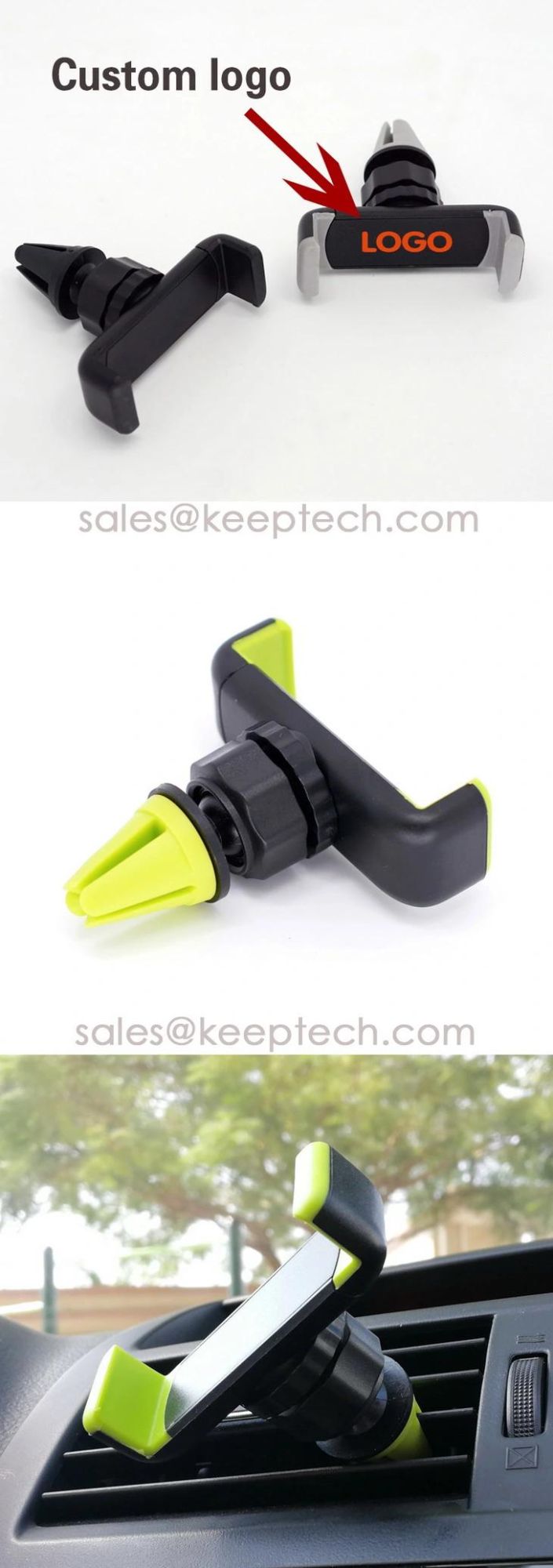Mobile Phone Stents Car Mobile Phone Holder Car Air Vent Mount 360 Degree Rotation Phone Holder