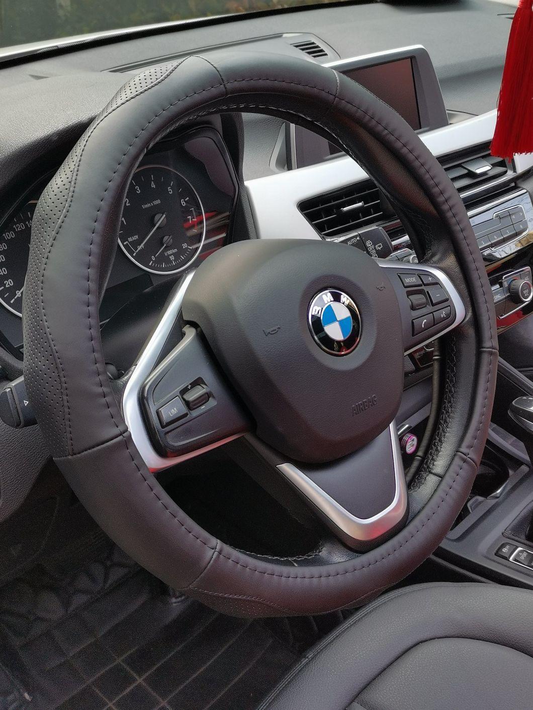 Hot-Selling Genuine Leather Steering Wheel Cover with High Quality Wholesale