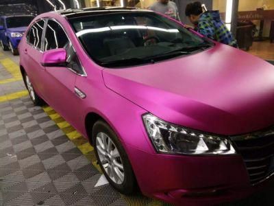Hot Sale Vehicles Sticker Roll Matte Chrome Metallic Car Wrap Film Rolls