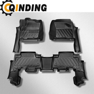 Hot Selling Car Floor Mats 3PCS Car Mats PVC Car Mats Car Accessories Mats Rubber Foot Mats Car Floor Mats Factory Manufacturers for Cars