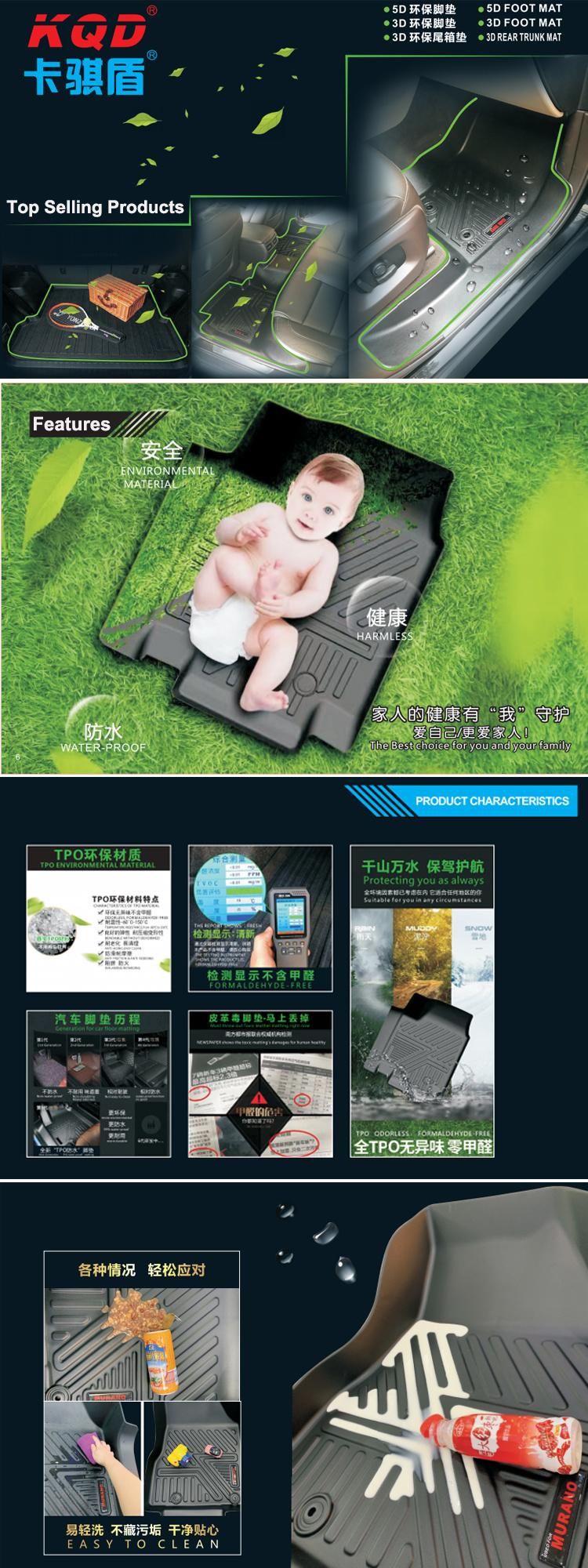 Tpo Floor Mat Car Foot Tray for Mazda Cx-5