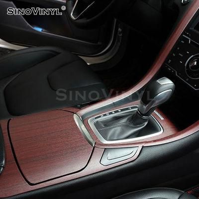 SINOVINYL 3D PVC Decoration Self-adhesive Wood Film Foil Vinyl For Furniture Car