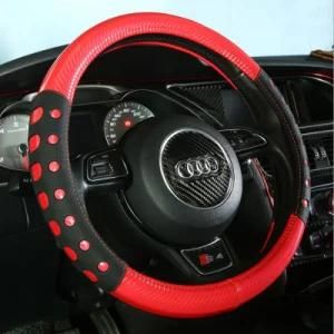 Universal Customized Fashionable Anti-Slip PU/PVC Leather Car Steering Wheel Cover