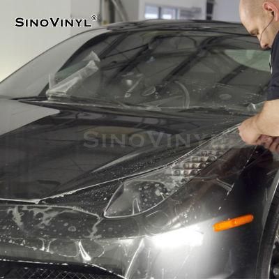 SINOVINYL Easy Install Removable Inbisible TPU Auto Body PPF Paint Protective Film For Car